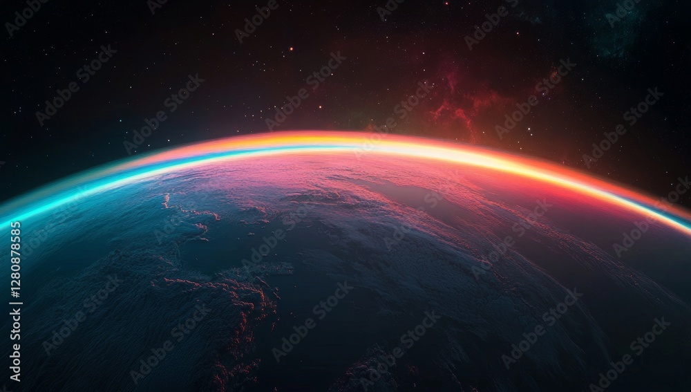 Obraz premium The collection includes rainbow clipart, Rainy Day rainbow photoshop overlays, and abstract colorful rainbow light leak prism flare photography overlays on a black background