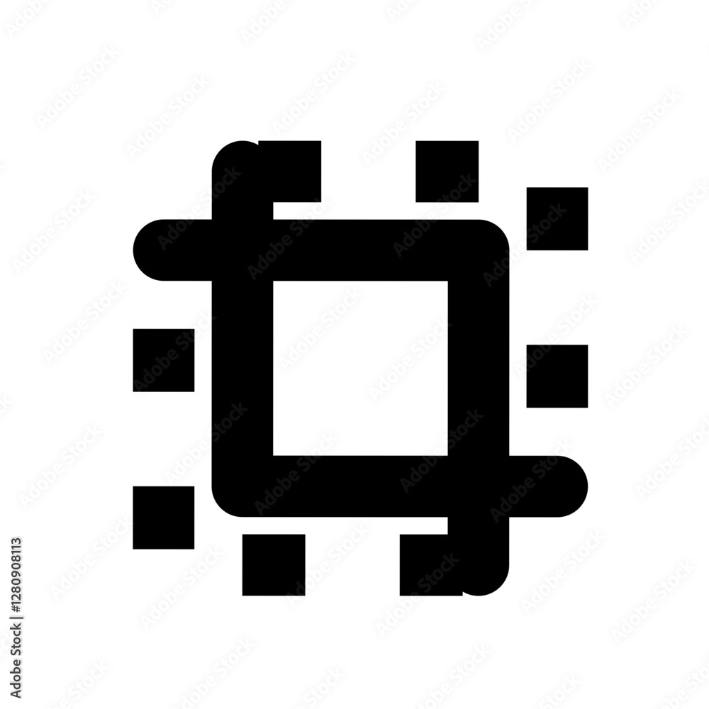 Obraz premium Vector cut icon