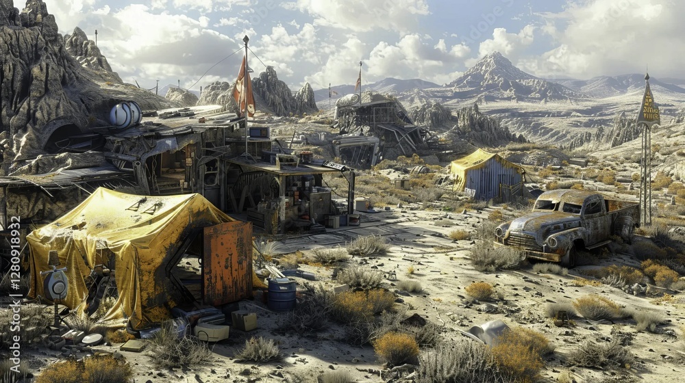 post apocalyptic landscape desolate wasteland abandoned ruins survival environment dystopian scenery scorched earth vivid sunset horizon eerie atmosphere barren terrain survivalist habitat nomadic sca post apocalyptic landscape desolate wasteland abandoned ruins survival environment dystopian scenery scorched earth vivid sunset horizon eerie atmosphere barren terrain survivalist habitat nomadic sca