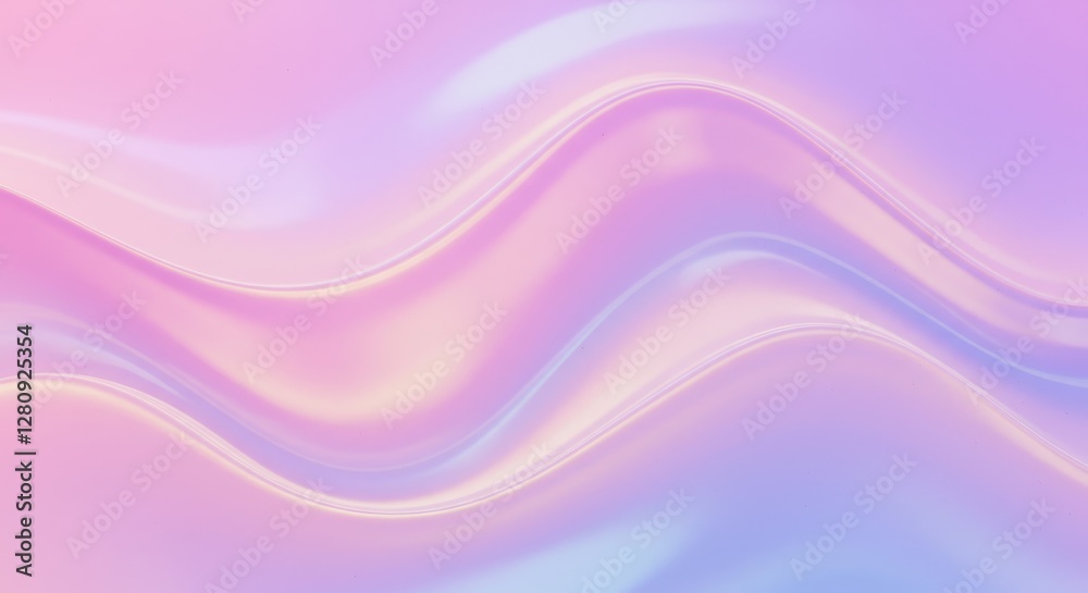 A pastel holographic texture with smooth, flowing patterns in shades of pink, purple, blue and gold A pastel holographic texture with smooth, flowing patterns in shades of pink, purple, blue and gold