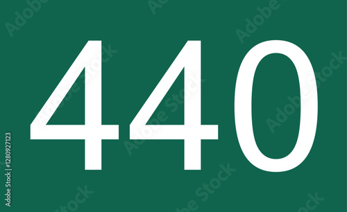 440 on a green background. A participant facing the horrors of Squid Game.