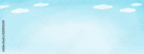 可愛い手書きの空の背景