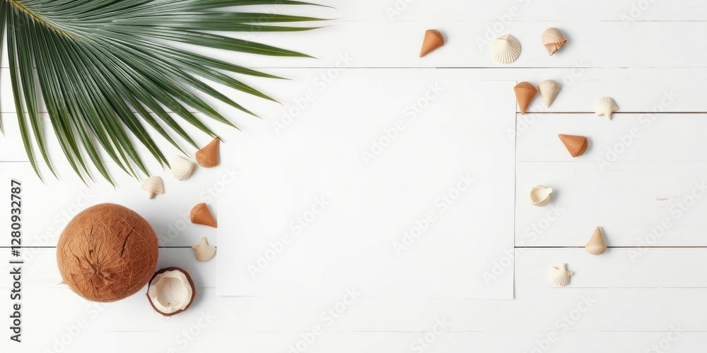 A serene and intimate still life setup on a distressed white wooden table A serene and intimate still life setup on a distressed white wooden table