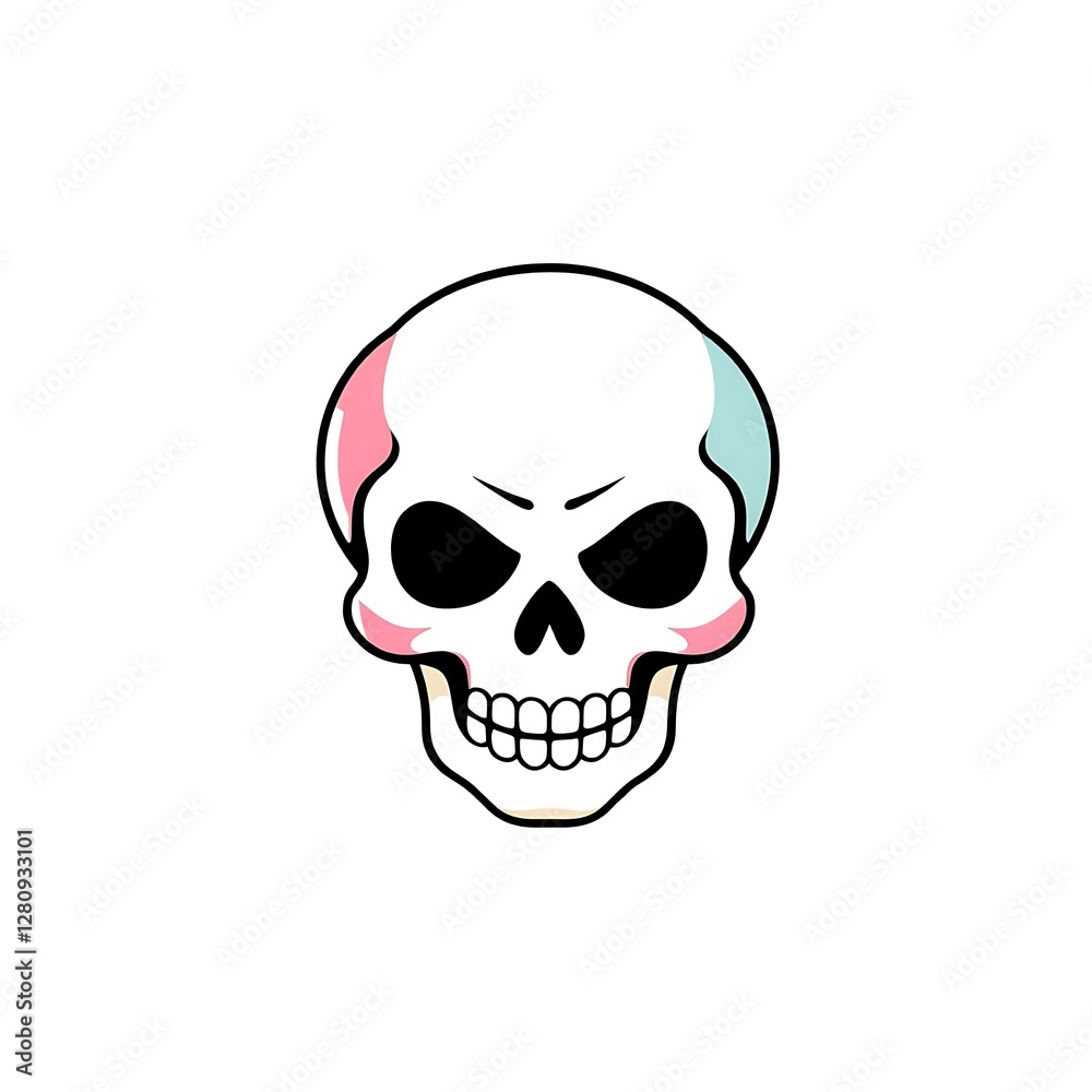Adorable Skull Logo - Cute and Playful Skull Design for Various Uses Adorable Skull Logo - Cute and Playful Skull Design for Various Uses