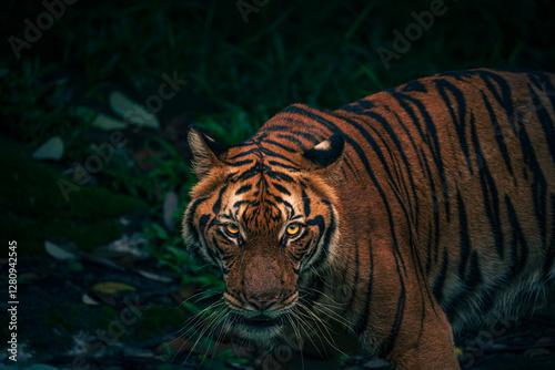 Foto Portrait of a Malayan tiger