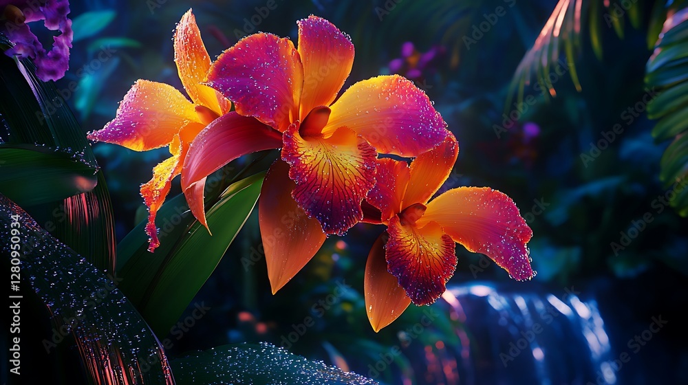 Elegant Orchid Blossoms in Stunning Floral Display