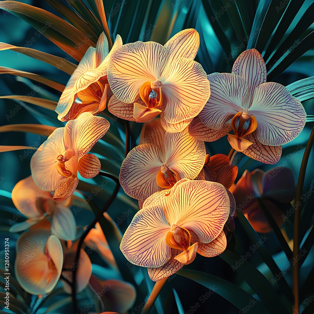 Elegant Orchids Blooming in Stunning Botanical Display