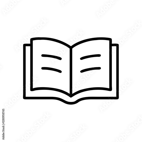 open book vector illustration