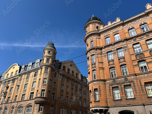Obraz na płótnie Architecture in the city Riga w salonie