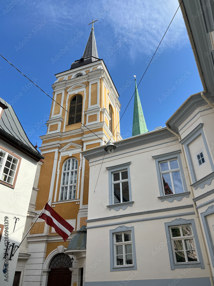 Church in old town of Riga