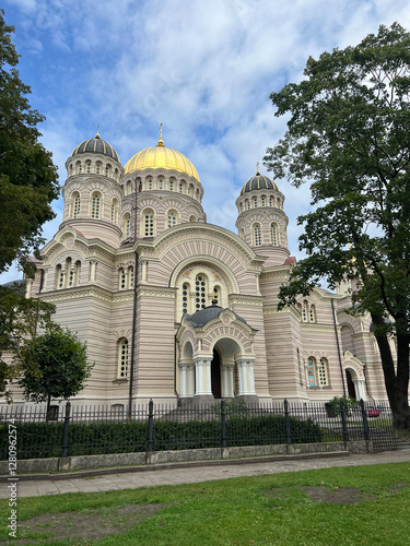 Obraz na płótnie Rigas Nativity of christ cathedral in Riga w salonie