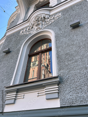 Obraz na płótnie Architecture in the streets of Riga w salonie