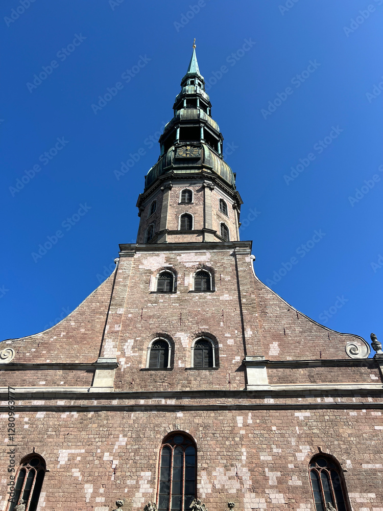 St. Peter's Church in the city Riga