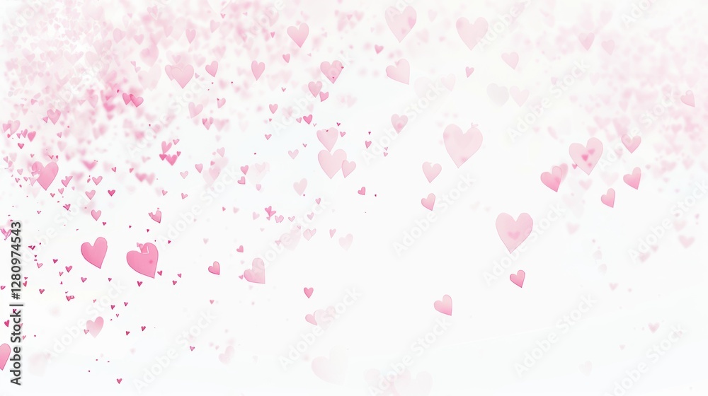 Enchanting Little Pink Paper Hearts Confetti Overlay for a Dreamy Vibe Enchanting Little Pink Paper Hearts Confetti Overlay for a Dreamy Vibe