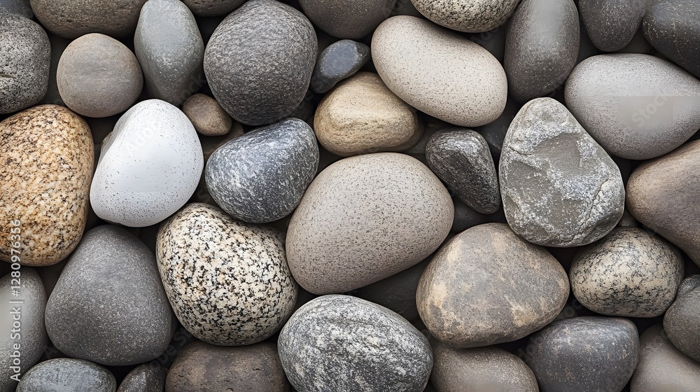 Smooth River Rocks Seamless Texture Background Smooth River Rocks Seamless Texture Background