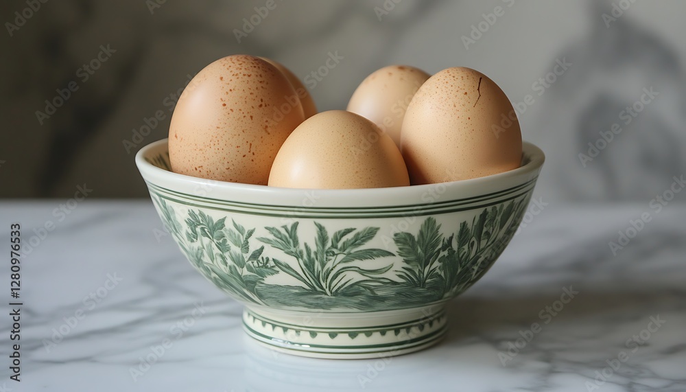 Eggs in bowl, kitchen counter. Food photography Eggs in bowl, kitchen counter. Food photography
