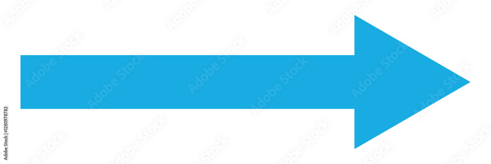 Blue arrow icon on a white background. Flat-style arrow icon for your website, design, logo, app, UI, or curved arrow sign. Blue arrow icon on a white background. Flat-style arrow icon for your website, design, logo, app, UI, or curved arrow sign.