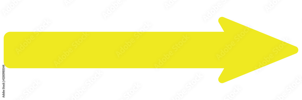 Yellow arrow to the right . vector, isolated. Yellow arrow isolated on a white background, long arrow icon , yellow bold long arrow vector illustration Yellow arrow to the right . vector, isolated. Yellow arrow isolated on a white background, long arrow icon , yellow bold long arrow vector illustration