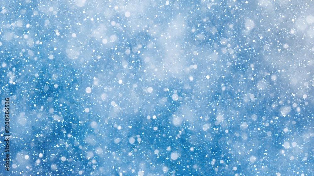 Stunning Winter Snowfall Background Blue Texture Stunning Winter Snowfall Background Blue Texture