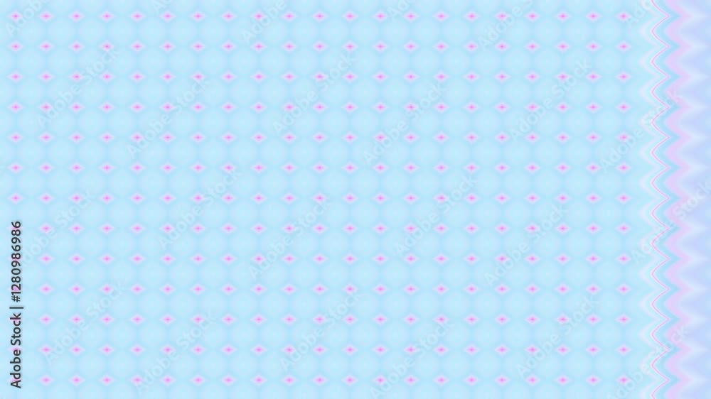 Groovy animated seamless geometric pattern of rhombus shapes. Border of wavy stripes zigzag lines. Sliding motion. Rainbow burst summer abstract background. Light blue pink orange repeat elements grid Groovy animated seamless geometric pattern of rhombus shapes. Border of wavy stripes zigzag lines. Sliding motion. Rainbow burst summer abstract background. Light blue pink orange repeat elements grid