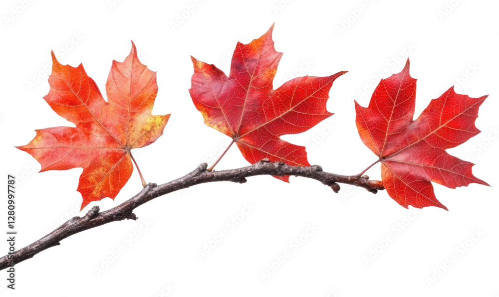 Autumn, red maple leaves Autumn, red maple leaves