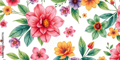 Botanical Beauty: Stock Photos of Floral Prints Rooted in Nature