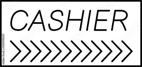 Cashier Line Banner