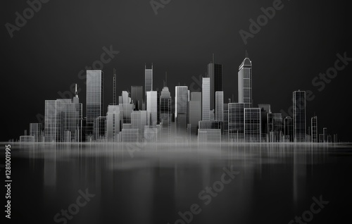 Illustrations of fantasy and science fiction often include architecture of futuristic cities