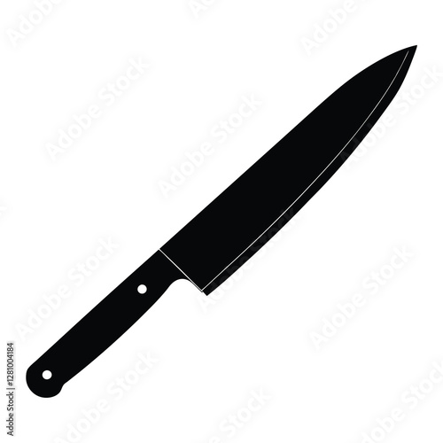 kitchen knife isolated on white background
