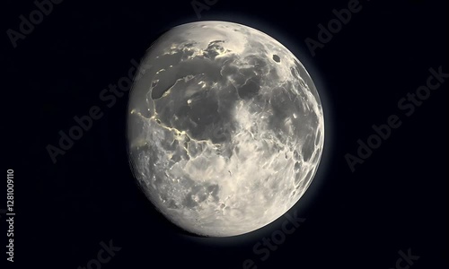 Abstract Moon Background Animation