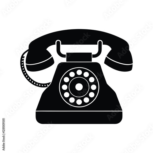  Telephone vector Icon
