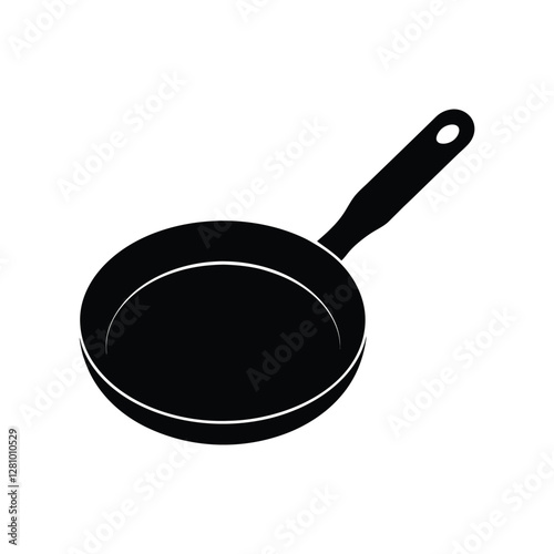 frying pan isolated on white