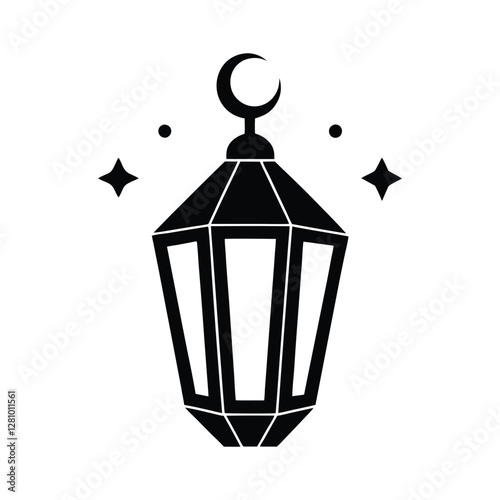 vector illustration of a lantern