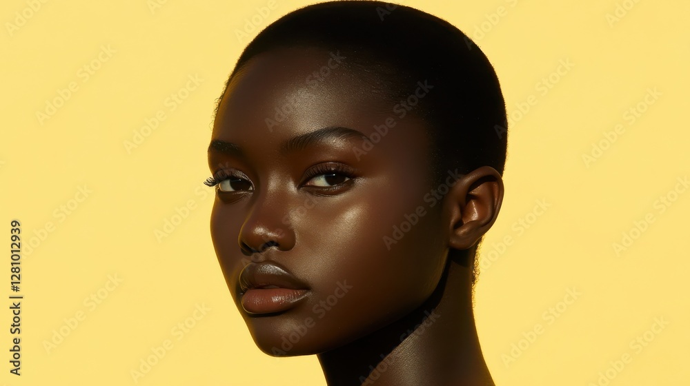 A striking portrait of a model in soft-focus golden-hour glow, A striking portrait of a model in soft-focus golden-hour glow,