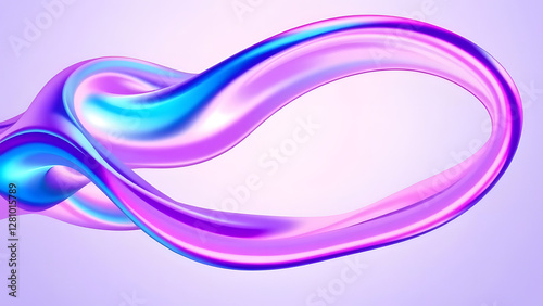 Vibrant abstract background with flowing purple and blue waves