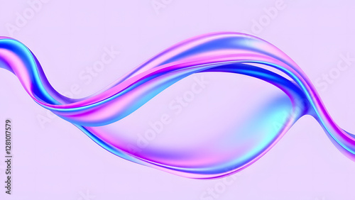 Vibrant abstract background with flowing purple and blue waves