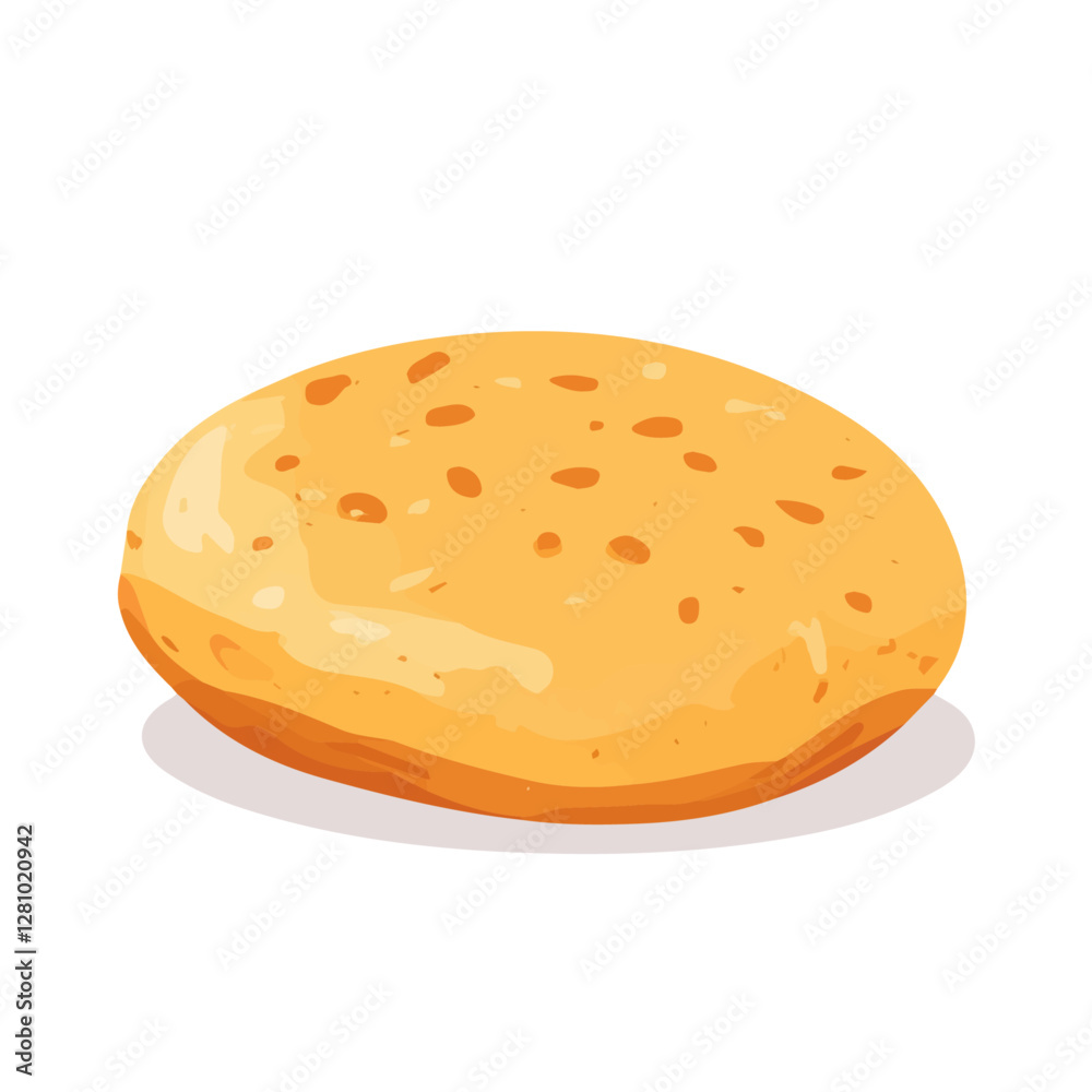 Flat vector bannock, minimalist design, isolated on a white background.
Flat vector bannock, minimalist design, isolated on a white background.