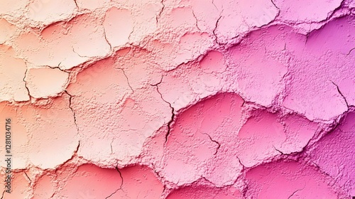 Abstract Pink Cracked Texture Background AI Generated