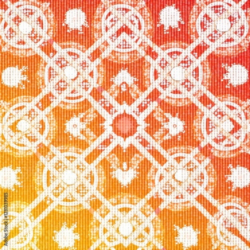 Abstract white geometric pattern with intersecting lines and shapes , repeating, thin, sharp
