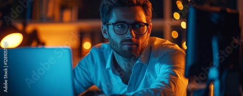 Video Conference Business Webinar Call, Generative AI