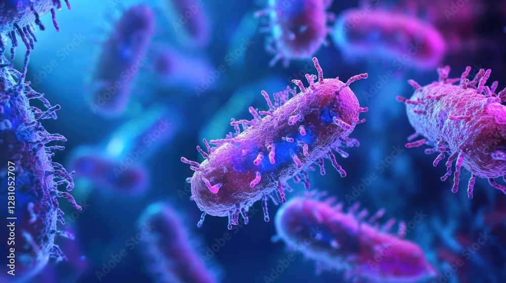 Fototapeta premium Microbiology Research