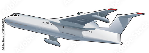 The Russian Be-200 is the world's only amphibious jet aircraft
