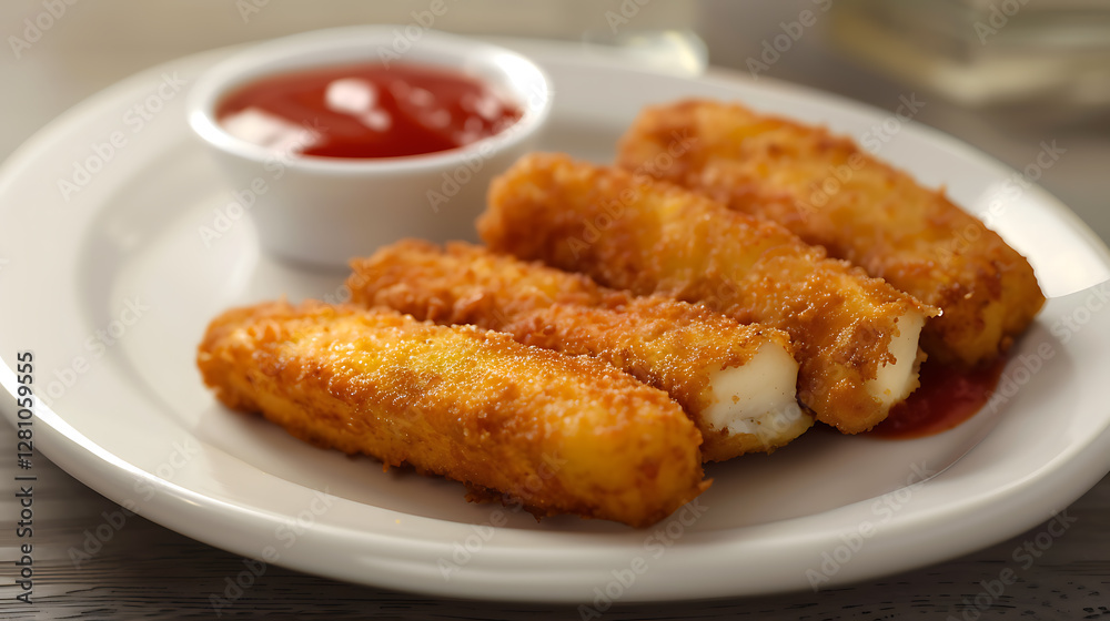 chicken nuggets with french fries