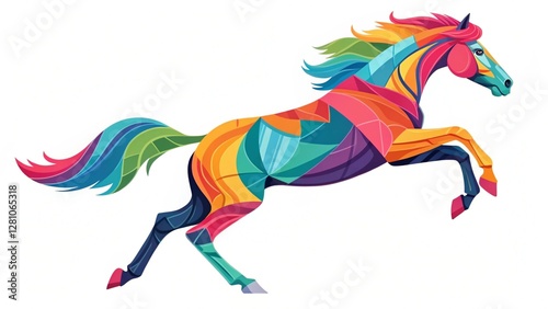 Cartoon Horse Art Illustration