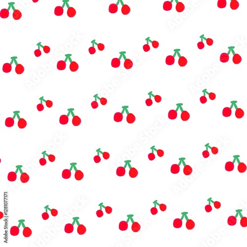 Cherry Pattern Background