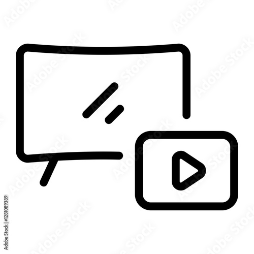 television line icon