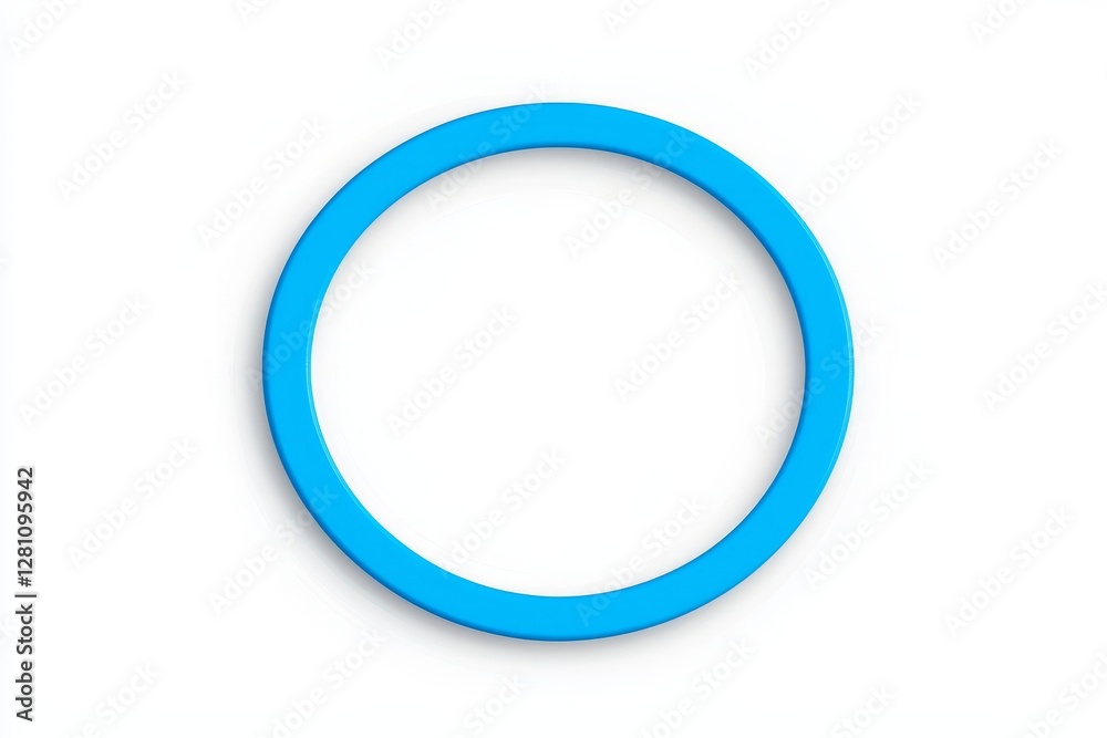 Blue glowing circle on a transparent background. Blurred blue dots of light form circles. Circular design elements Blue glowing circle on a transparent background. Blurred blue dots of light form circles. Circular design elements