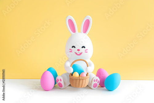 Abstract cute easters rubbit.easters concept