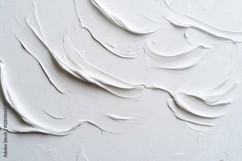 Obraz premium Abstract white paint texture background.