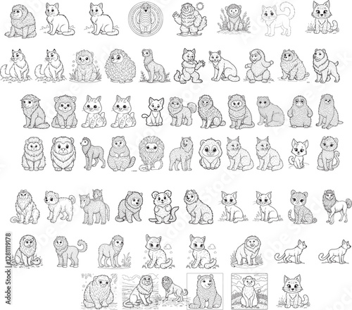 Bonobo  vector set 